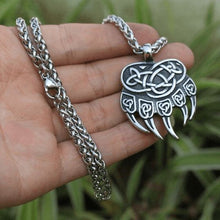 Load image into Gallery viewer, Viking Bear Claw Necklace
