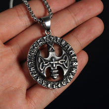 Load image into Gallery viewer, Viking Chain Necklace With Rune Axe Pendant