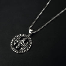 Load image into Gallery viewer, Viking Chain Necklace With Rune Axe Pendant