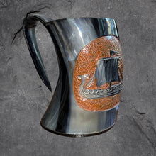 Load image into Gallery viewer, Viking Drinking Horn Cup