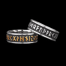 Load image into Gallery viewer, Viking Norse Futhark Ring