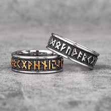 Load image into Gallery viewer, Viking Norse Futhark Ring