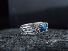 Load image into Gallery viewer, Handcrafted Sterling Silver Viking Ring | Artisan Crafted Norse Jewelry