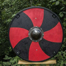 Load image into Gallery viewer, Viking Shield - Handmade Wooden Shield