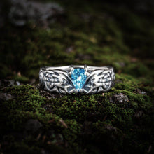 Load image into Gallery viewer, Authentic Sterling Silver Viking Ring | Custom Fit Nordic Jewelry