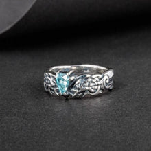 Load image into Gallery viewer, Authentic Sterling Silver Viking Ring | Custom Fit Nordic Jewelry
