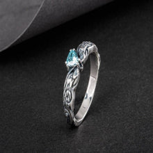 Load image into Gallery viewer, Authentic Sterling Silver Viking Ring | Custom Fit Nordic Jewelry