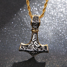 Load image into Gallery viewer, Viking Thor's Hammer Necklace