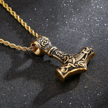 Load image into Gallery viewer, Viking Thor's Hammer Necklace
