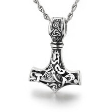 Load image into Gallery viewer, Viking Thor's Hammer Necklace