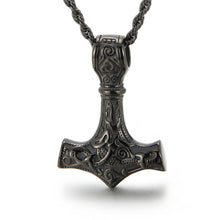 Load image into Gallery viewer, Viking Thor's Hammer Necklace