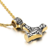 Load image into Gallery viewer, Viking Thor's Hammer Necklace