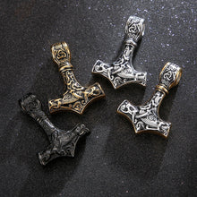Load image into Gallery viewer, Viking Thor's Hammer Necklace