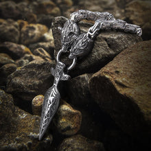 Load image into Gallery viewer, Wolves/Serpents of Odin Gungnir King's Chain
