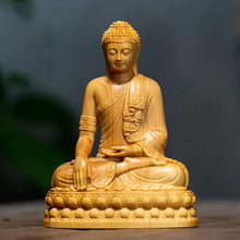 Load image into Gallery viewer, Wood Buddha Statue - 1