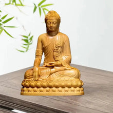 Load image into Gallery viewer, Wood Buddha Statue - 1