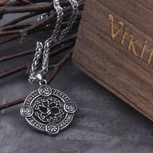 Load image into Gallery viewer, Yggdrasil Tree of Life Talisman Necklace