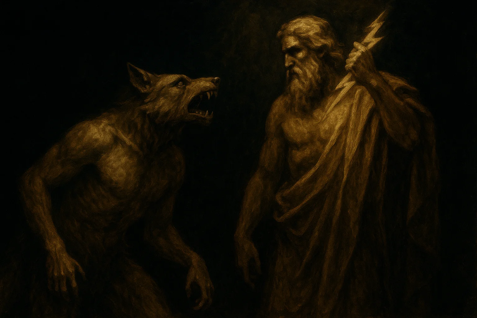 Illustration: The Greek Roots: Lycaon and Divine Punishment
