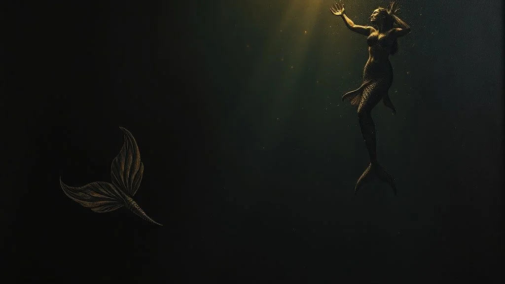 Illustration: Mermaid-like beings beyond Europe