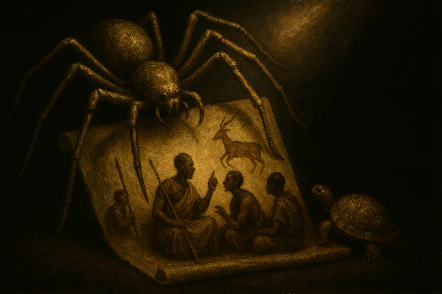 Illustration: Anansi's Exploits and Signature Tales