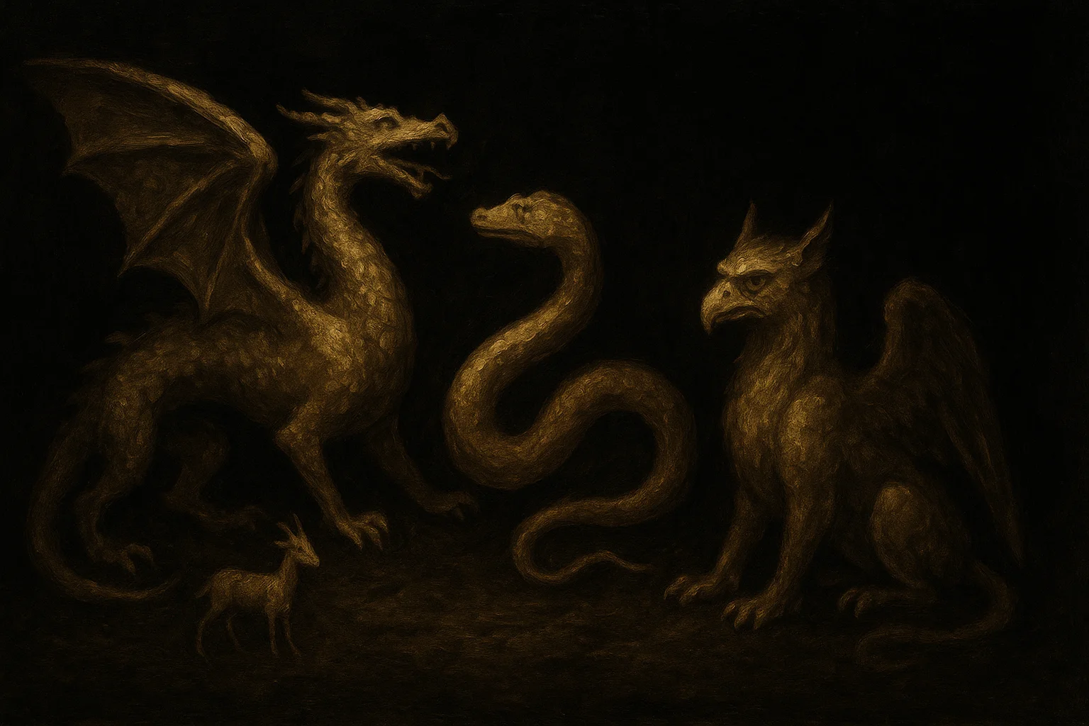 Illustration: Dragons, Vishaps, and Mythical Creatures