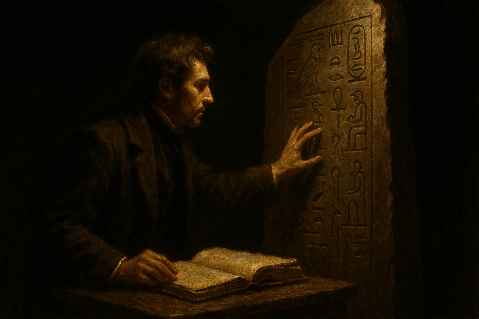 Illustration: Champollion's Coptic Advantage