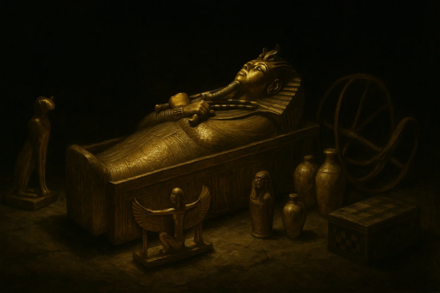 Illustration: The Tomb: KV62 and Its Contents