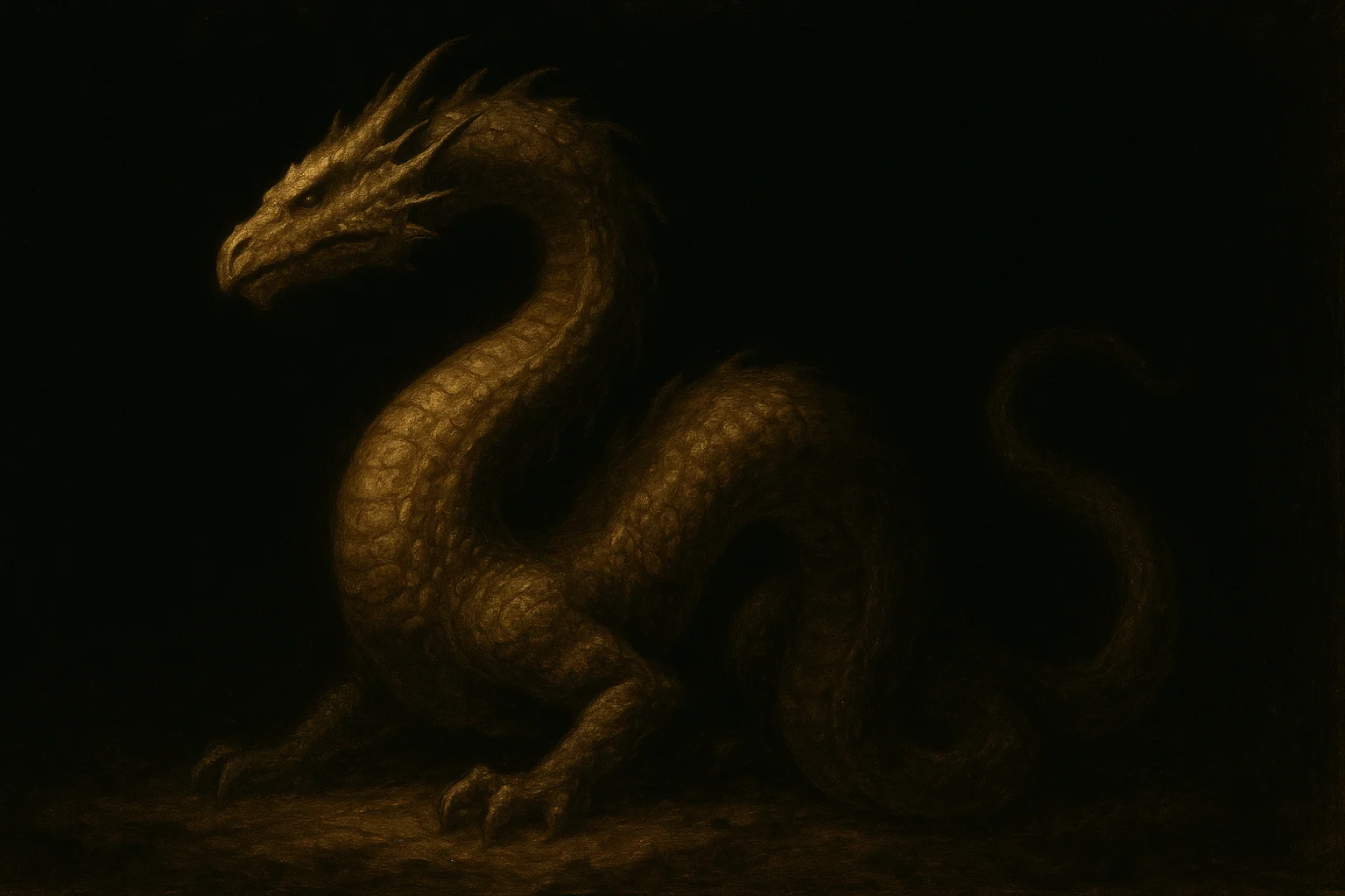 Illustration: Greek Drakōn: Serpent Guardians Without Wings