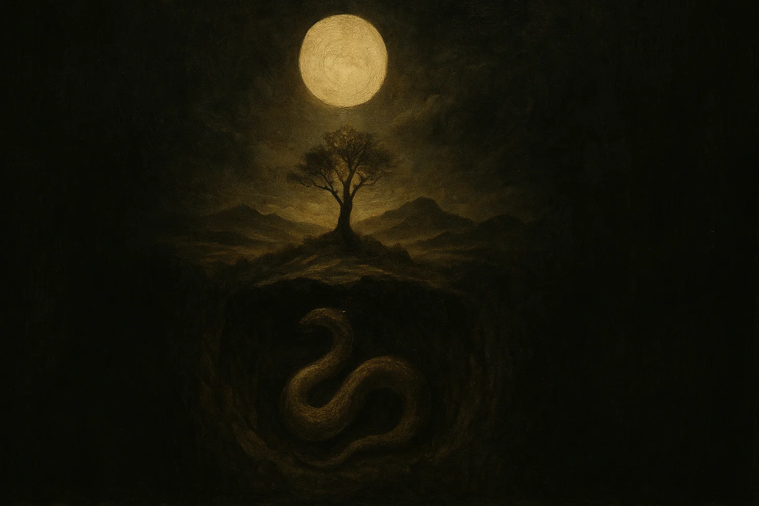 Illustration: The Cosmology: Sky, Earth, and Underworld
