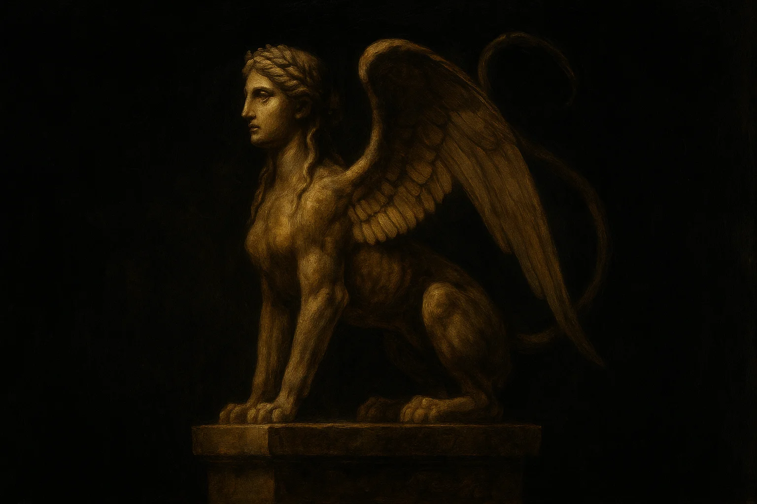 Illustration: The Greek Sphinx: Riddler and Destroyer