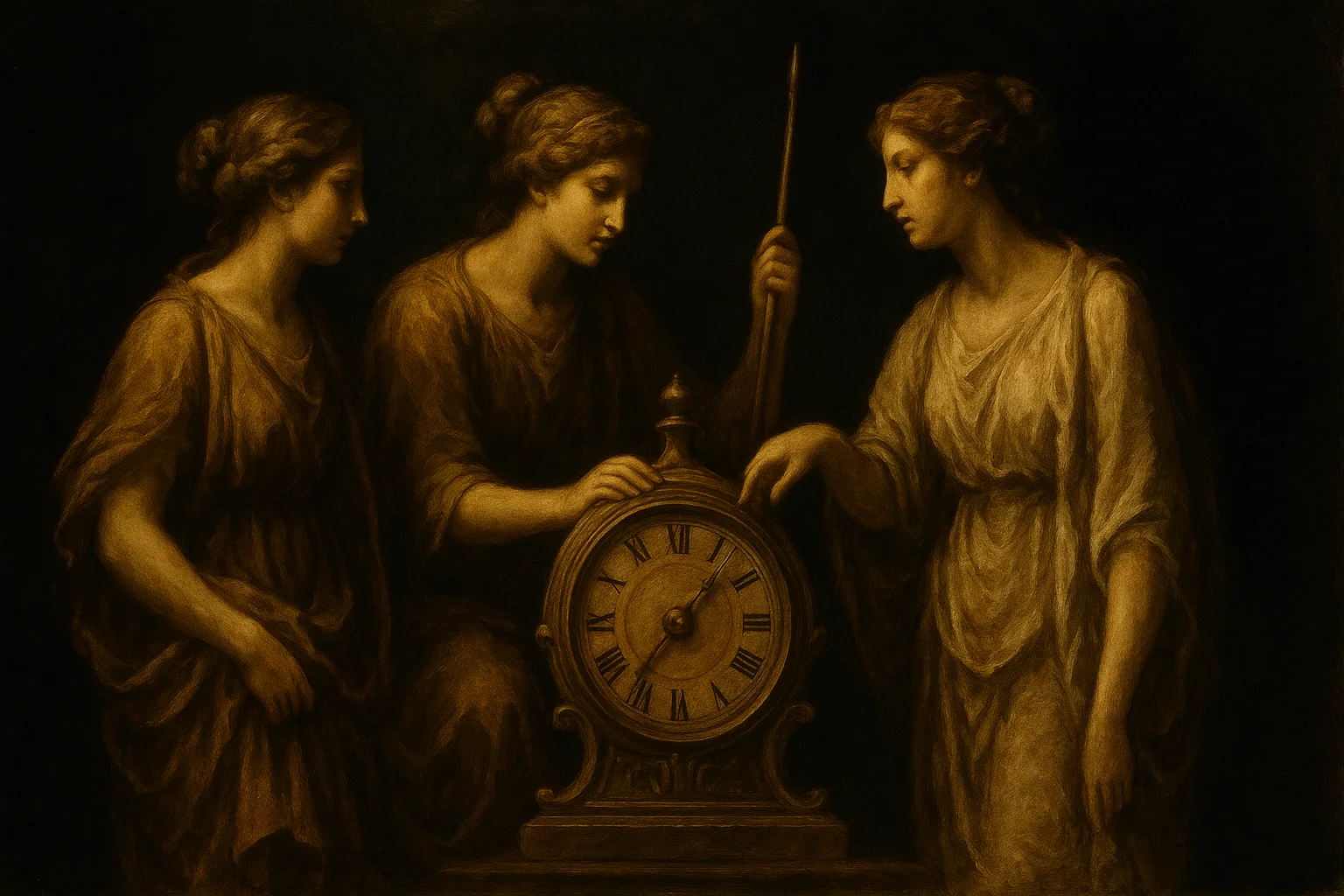 Illustration: The Horai: Goddesses Who Measure the Seasons