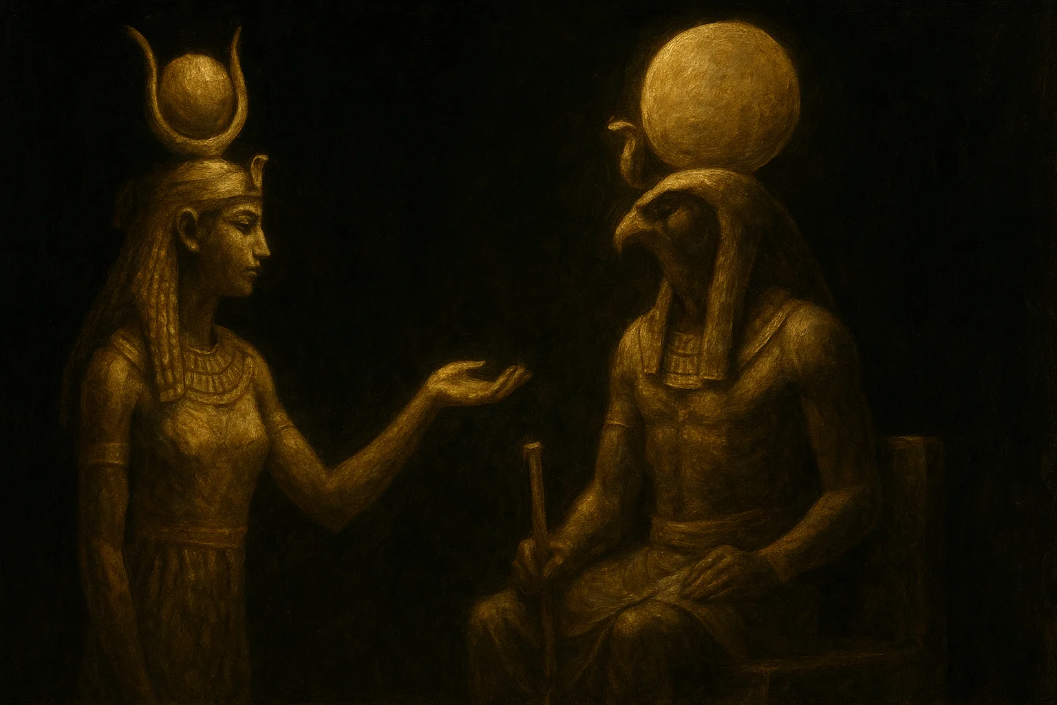 Illustration: 6. Isis and the secret name of Ra