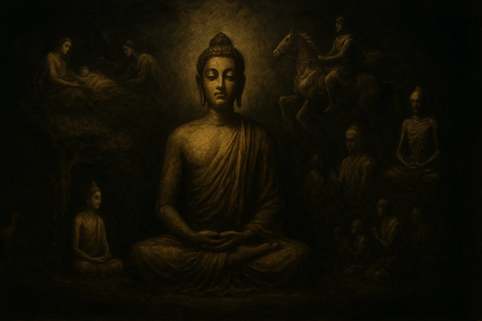 Illustration: The mythic biography of Siddhartha Gautama