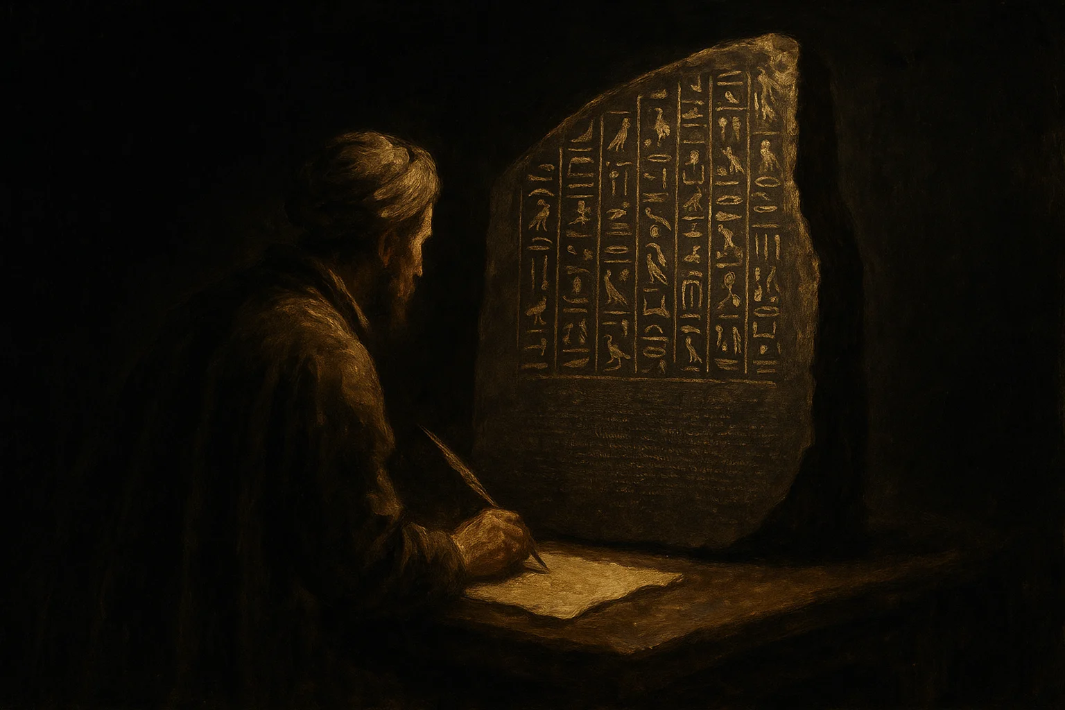Illustration: What the Stone Actually Said