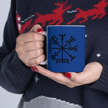 Load image into Gallery viewer, Viking Vegvisir Rune Coffee Mug
