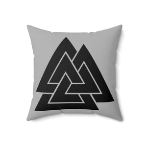 Viking Valknut Rune Symbol Cushion