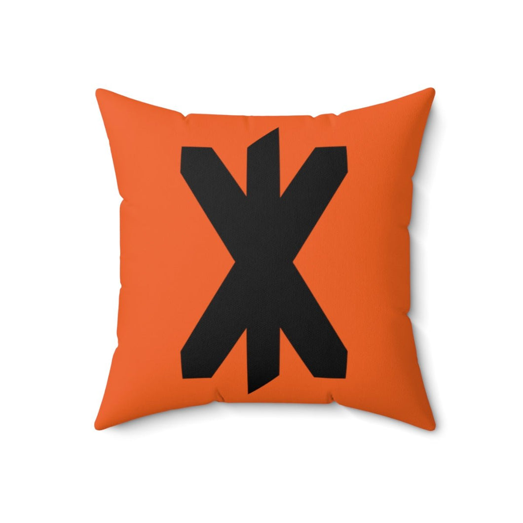Viking Strength Rune Symbol Cushion