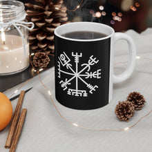 Load image into Gallery viewer, Viking Vegvisir Rune Coffee Mug
