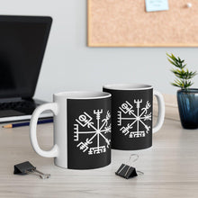 Load image into Gallery viewer, Viking Vegvisir Rune Coffee Mug
