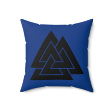Load image into Gallery viewer, Viking Valknut Rune Symbol Cushion
