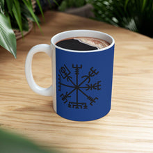 Load image into Gallery viewer, Viking Vegvisir Rune Coffee Mug

