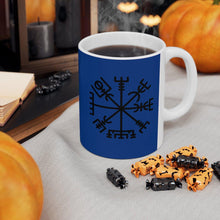 Load image into Gallery viewer, Viking Vegvisir Rune Coffee Mug
