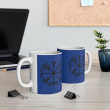 Load image into Gallery viewer, Viking Vegvisir Rune Coffee Mug
