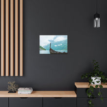 Load image into Gallery viewer, Viking Art on Canvas - &quot;Finally a Peaceful Mooring&quot;
