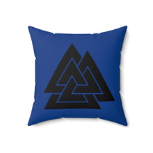 Load image into Gallery viewer, Viking Valknut Rune Symbol Cushion
