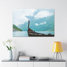 Load image into Gallery viewer, Viking Art on Canvas - &quot;Finally a Peaceful Mooring&quot;
