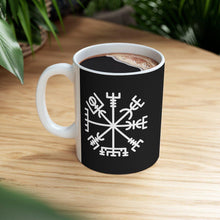 Load image into Gallery viewer, Viking Vegvisir Rune Coffee Mug
