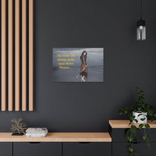 Load image into Gallery viewer, Viking Art on Canvas - &quot;The Gods will always smile upon Brave Women&quot;
