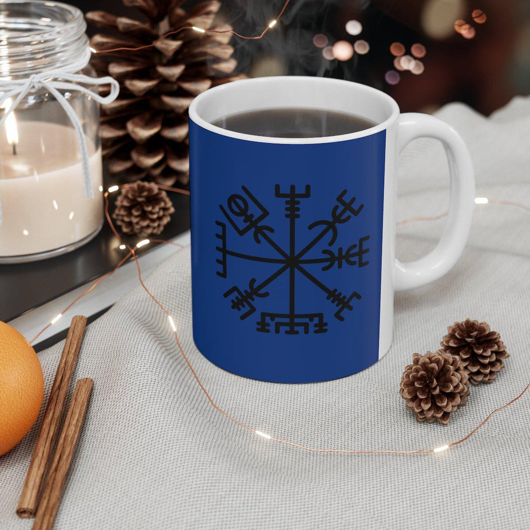 Viking Vegvisir Rune Coffee Mug