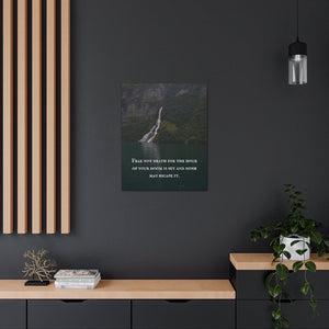 Viking Quote Wall Art - Fear Not Death Quote Viking Wall Art
